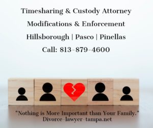 Tampa child custody relocation minor child