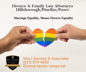 same sex divorce Tampa Bay